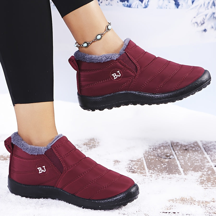 Victoria | Warm Winter Slip-On Boots.