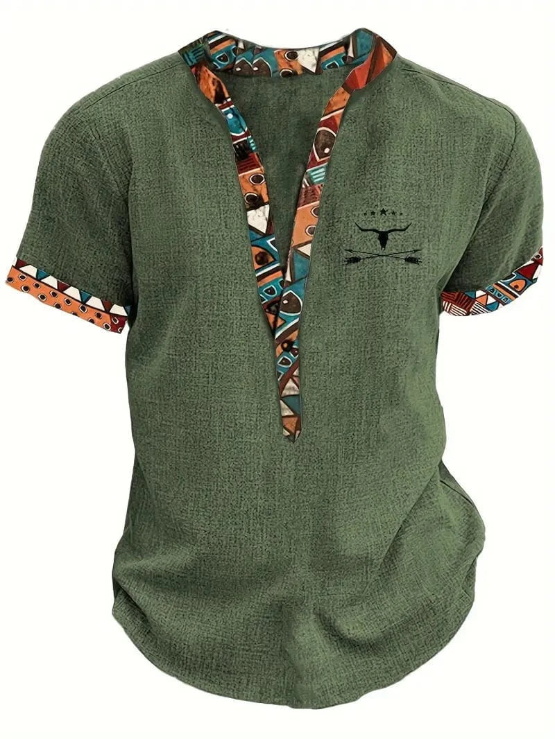Lenoir Elegant Short-Sleeve Shirt