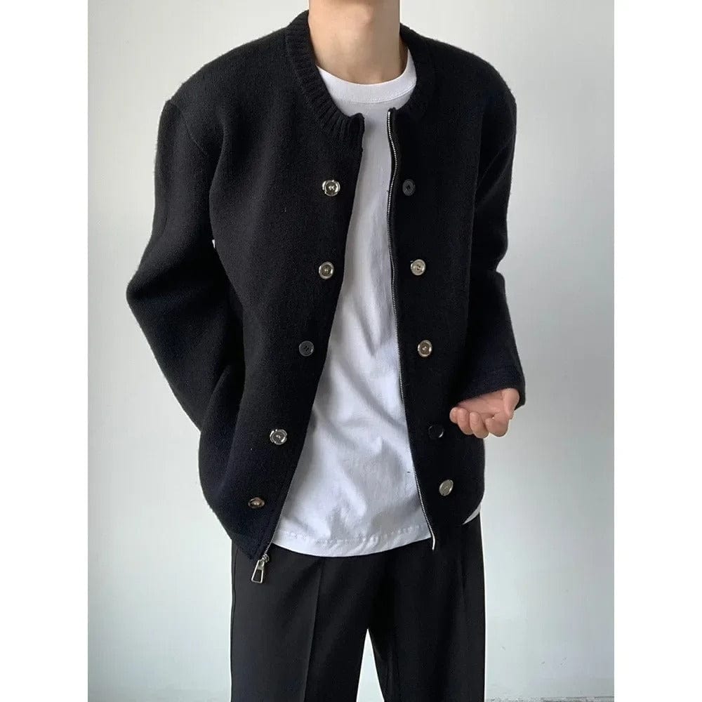 Calder Minimal Button Cardigan