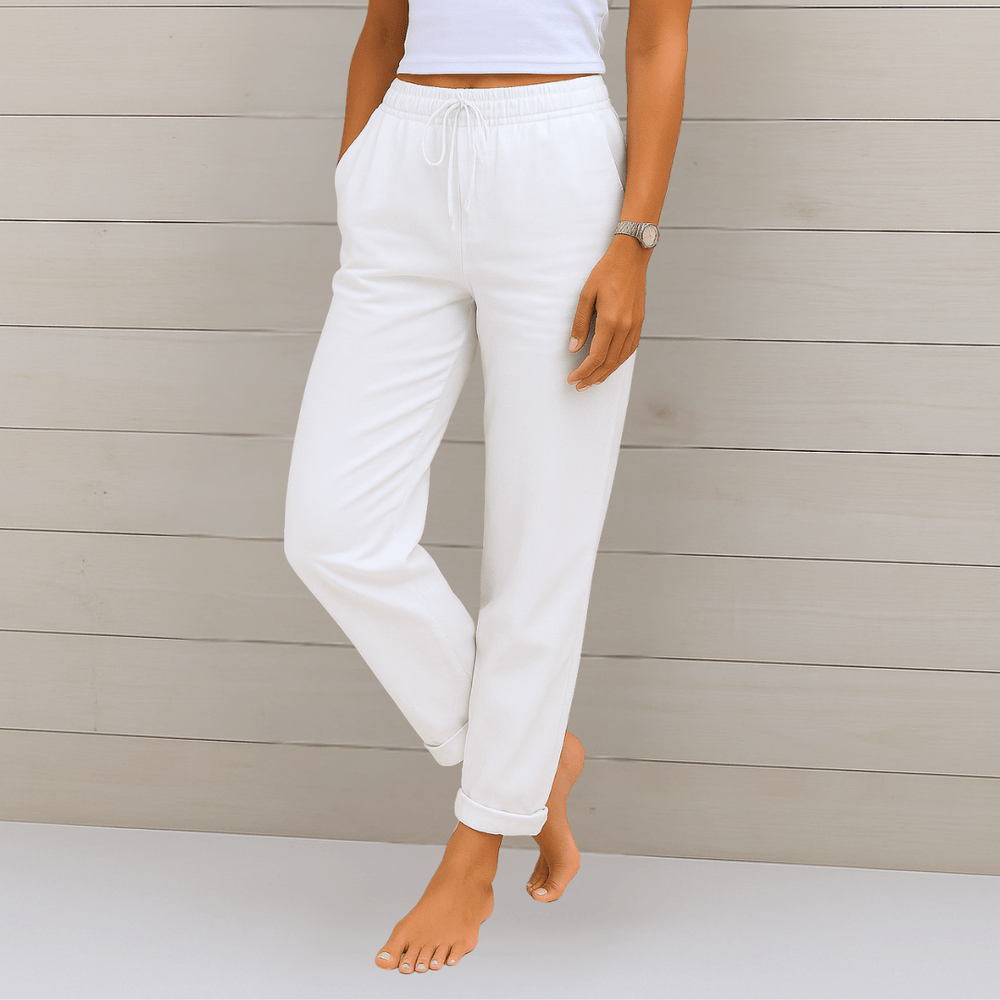 Maylora Premium Breathable Linen Stretch Pants
