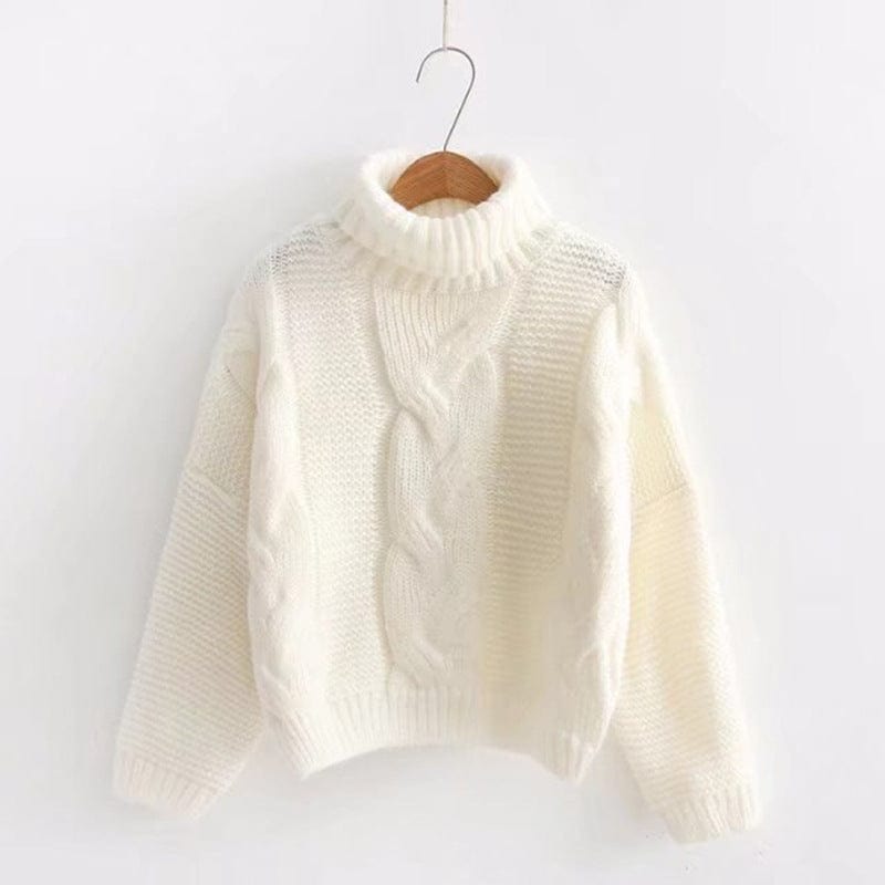 Camden Twist Cashmere Turtleneck