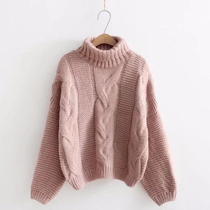 Camden Twist Cashmere Turtleneck