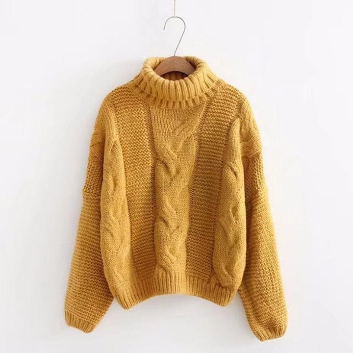 Camden Twist Cashmere Turtleneck