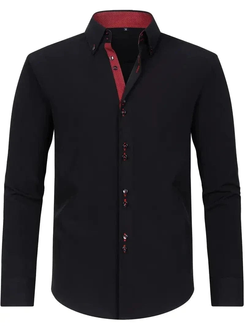 Hank Kent Dual-Tone Cotton Shirt
