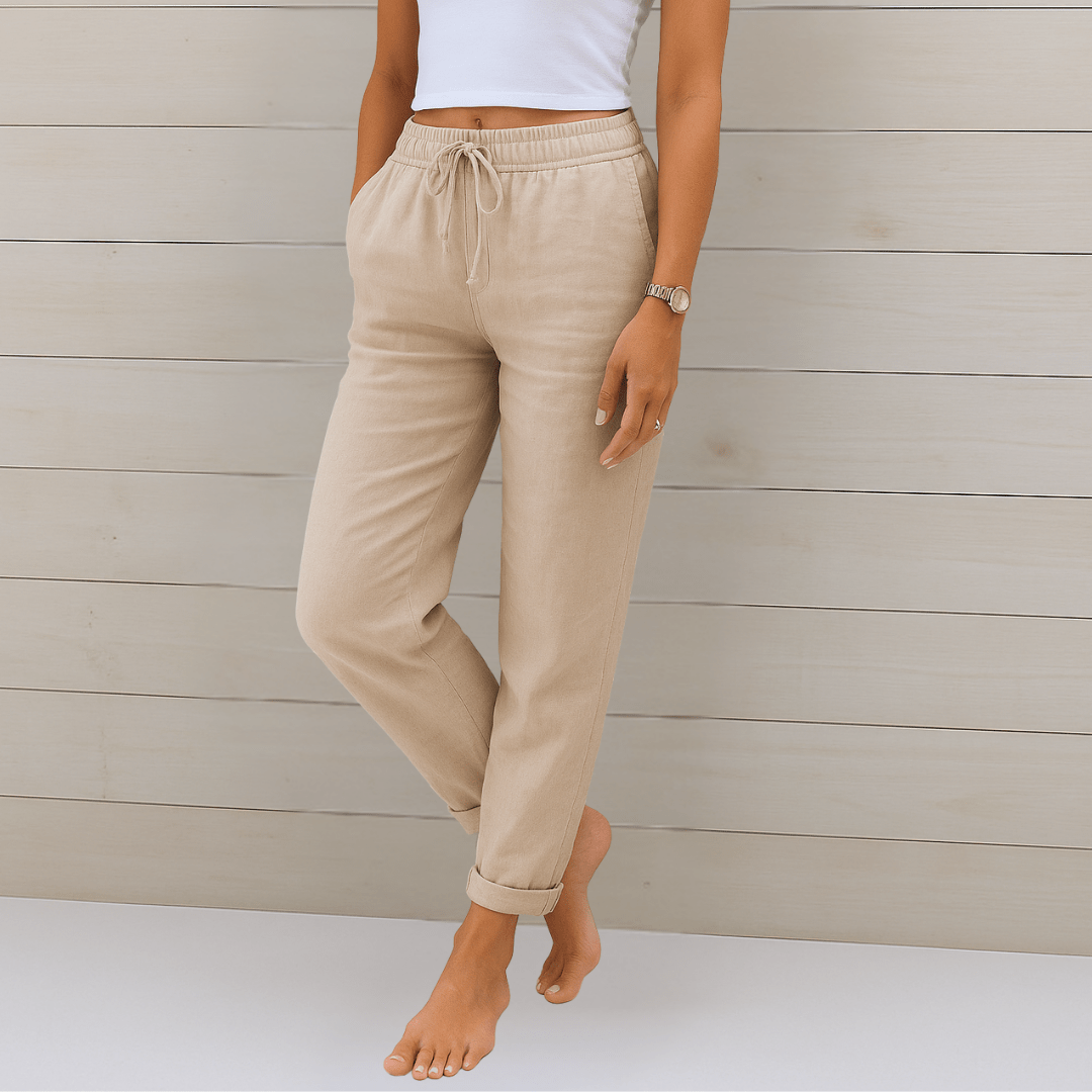 Maylora Premium Breathable Linen Stretch Pants