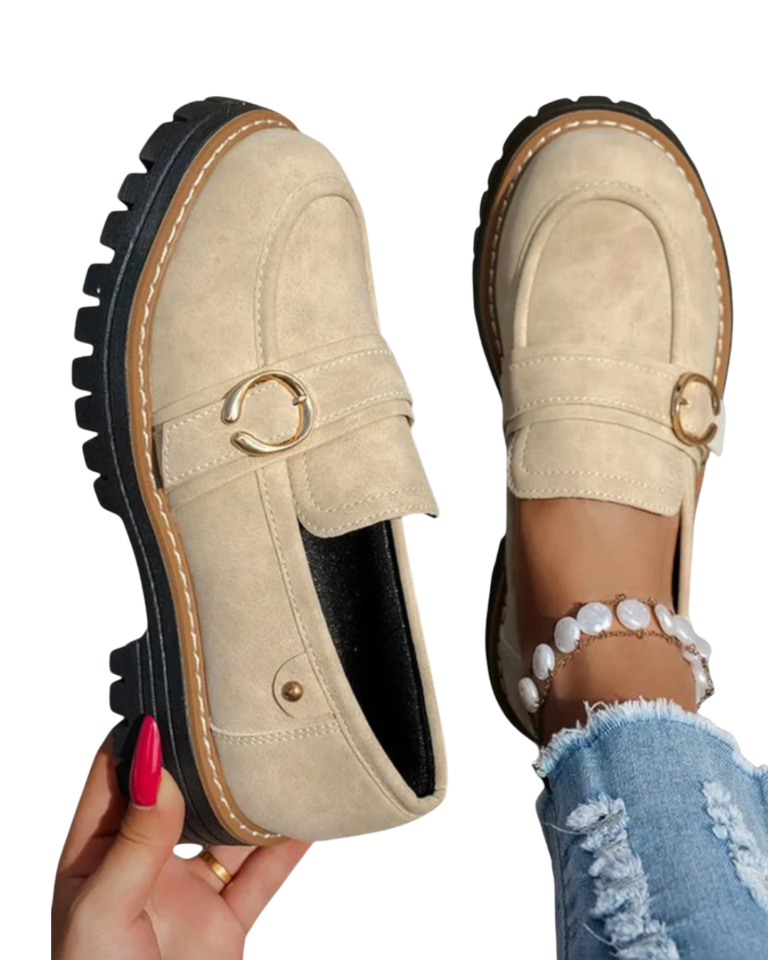 Megan Premium Patent Loafers