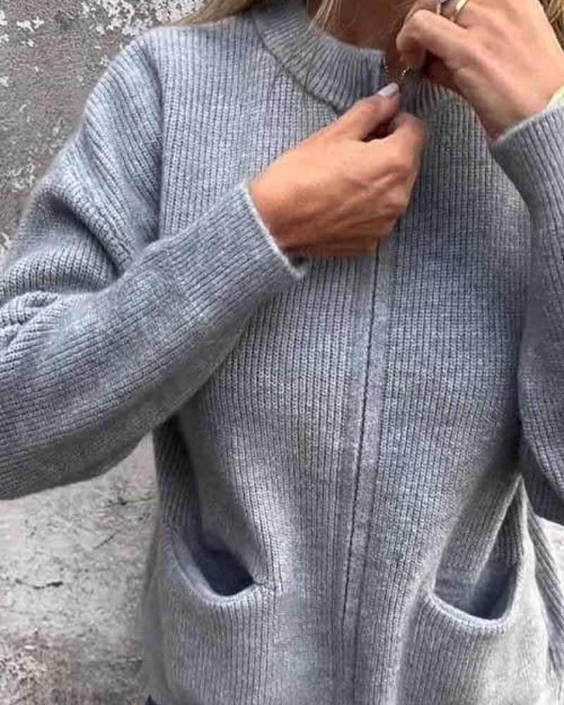 Rhea Everyday Zip Cardigan