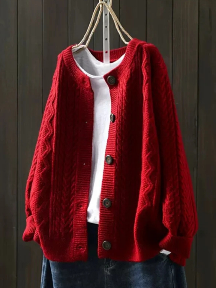 Nora Evergreen Cardigan