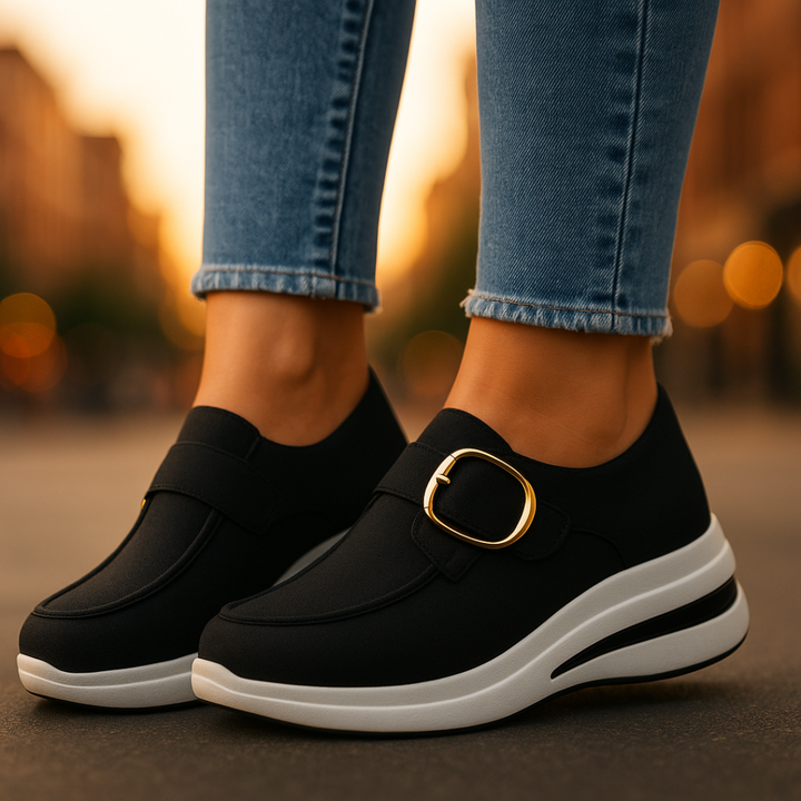 Lyla Luxe Buckle Platforms