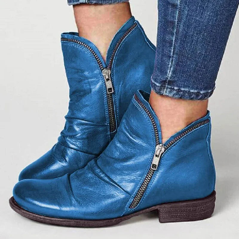 Camille Artisan Zip Bootie