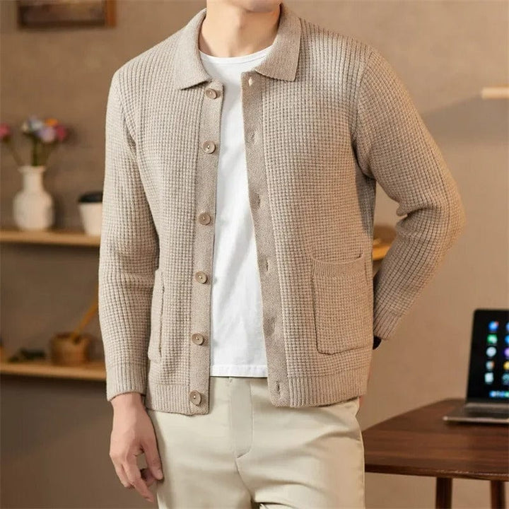 Lennox Textured Knit Cardigan