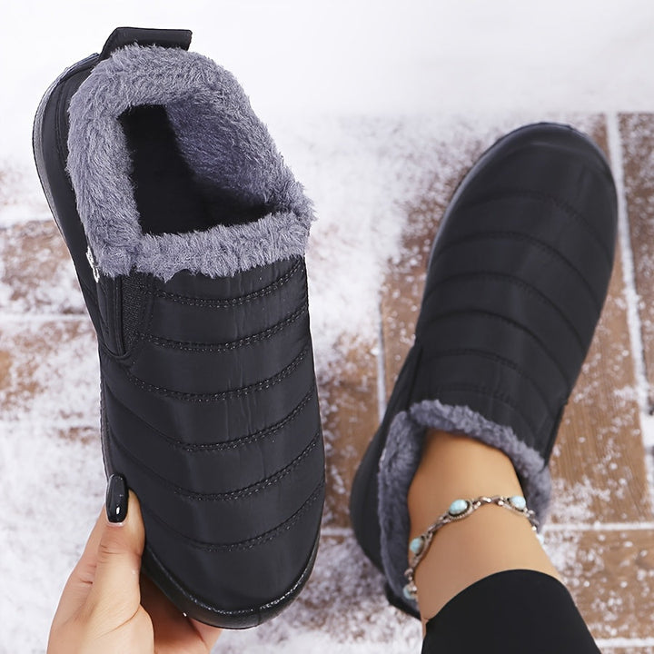 Victoria | Warm Winter Slip-On Boots.