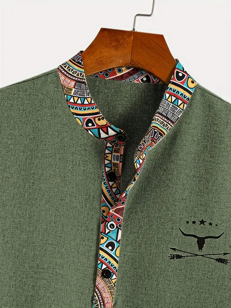 Lenoir Elegant Short-Sleeve Shirt