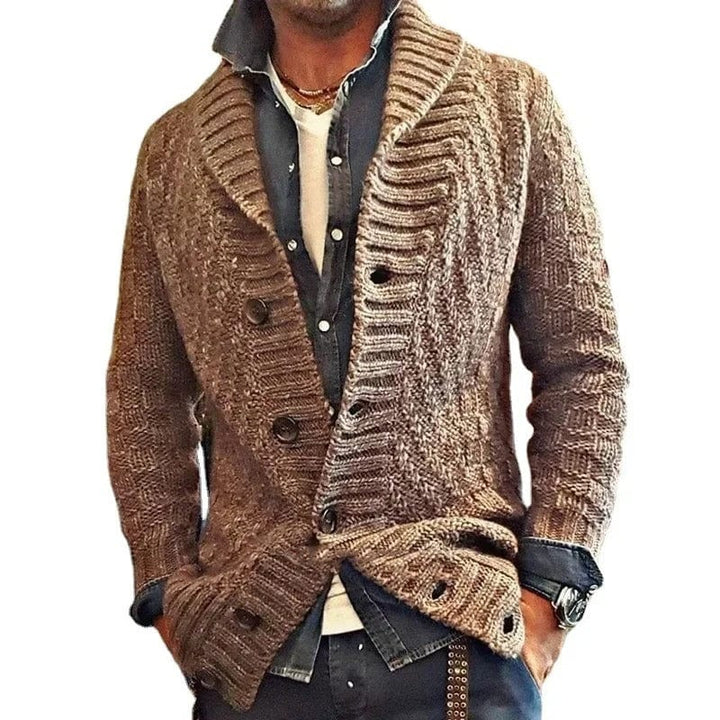 Ronan Textured Knit Cardigan