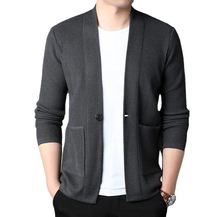 Emory Ribbed Button-Up Sweater