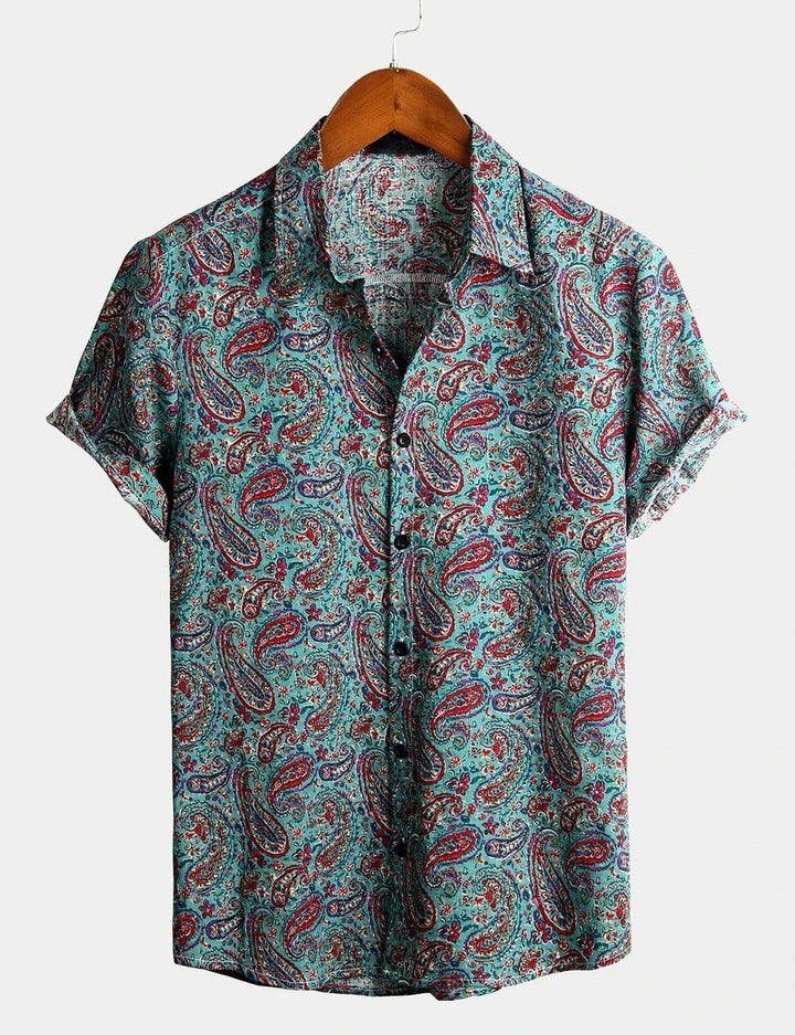 Tropical Retro Paisley Shirt