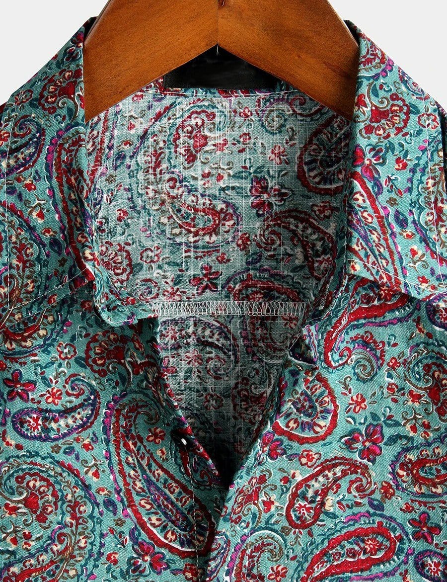 Tropical Retro Paisley Shirt