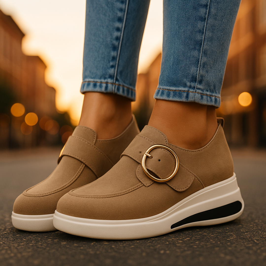 Lyla Luxe Buckle Platforms