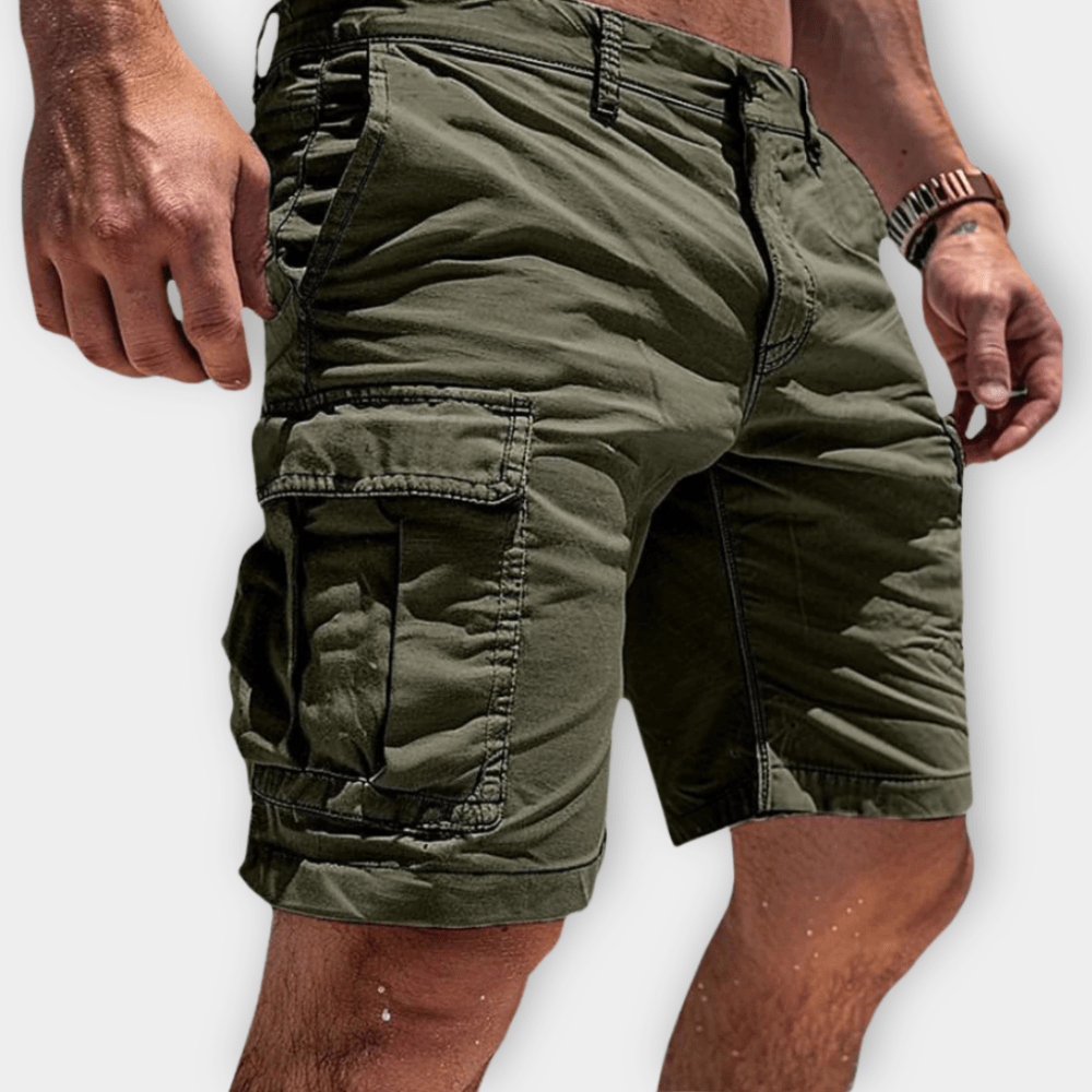 Tharnulf Cargo Shorts with Flap Pockets