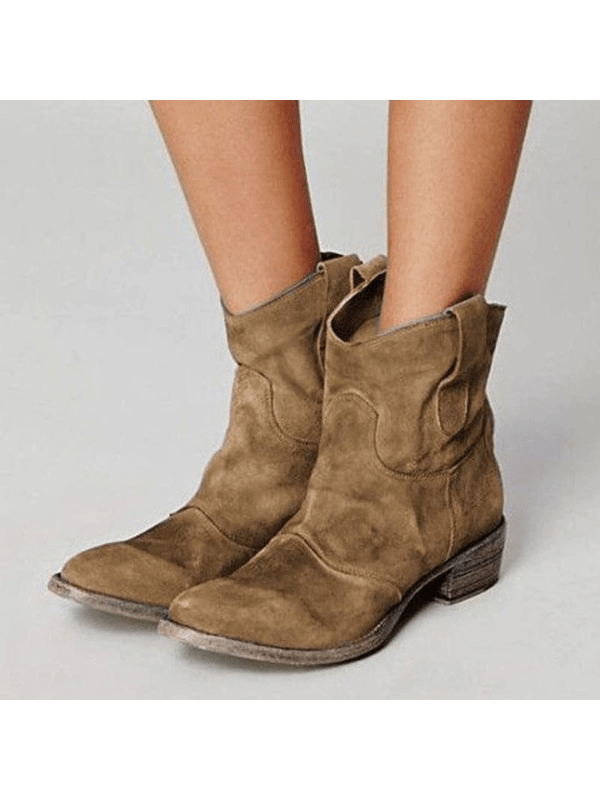 Lyla Ridge Suede Western Boots