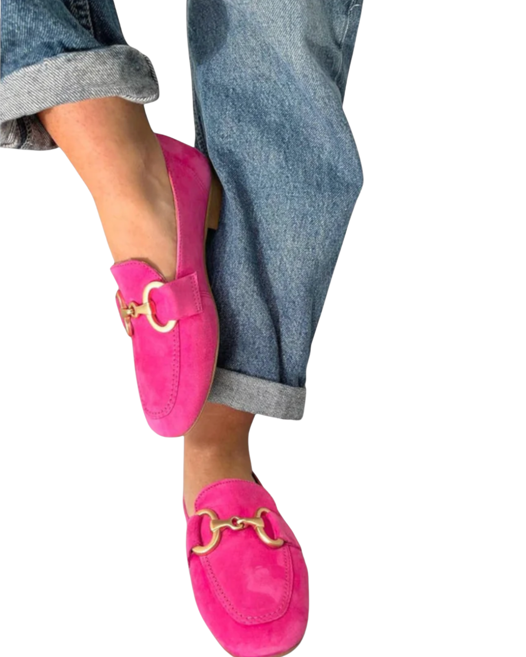 Naomi Polished Suede Loafers