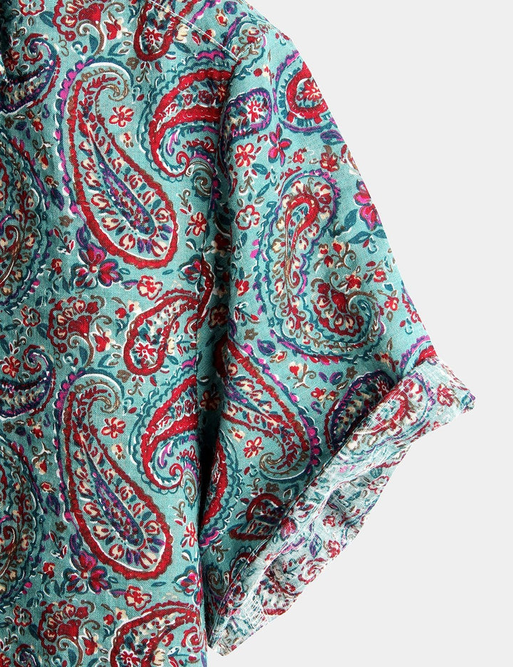 Tropical Retro Paisley Shirt
