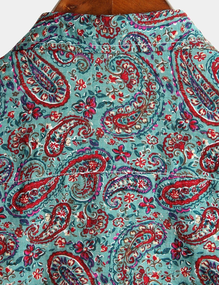 Tropical Retro Paisley Shirt