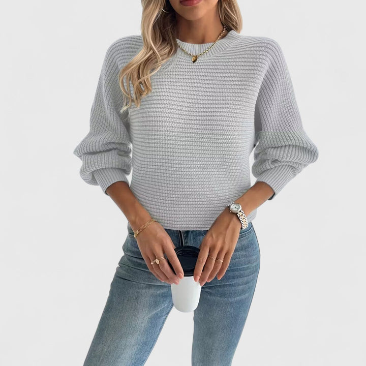 Emily Cotton Blend Crew Sweater