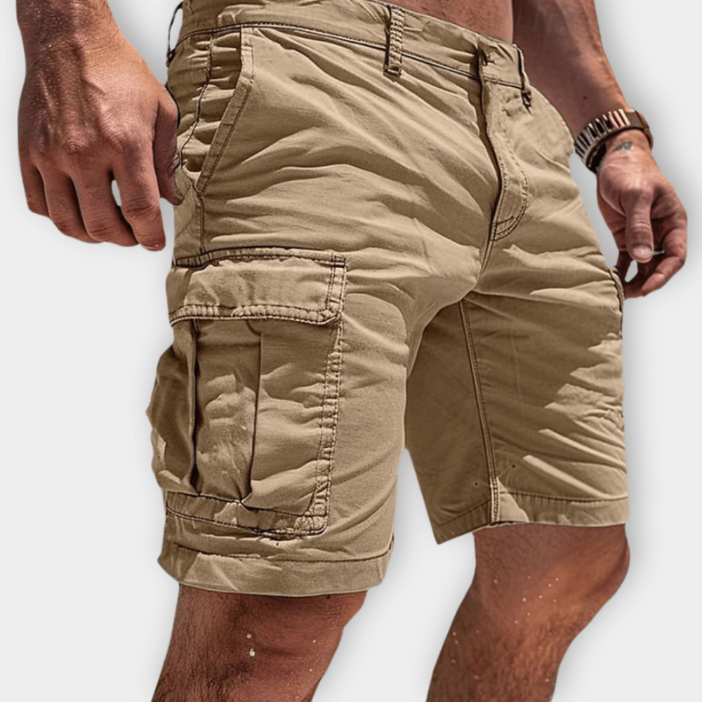 Tharnulf Cargo Shorts with Flap Pockets