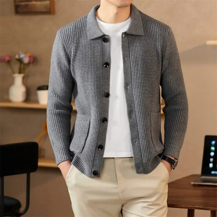 Lennox Textured Knit Cardigan