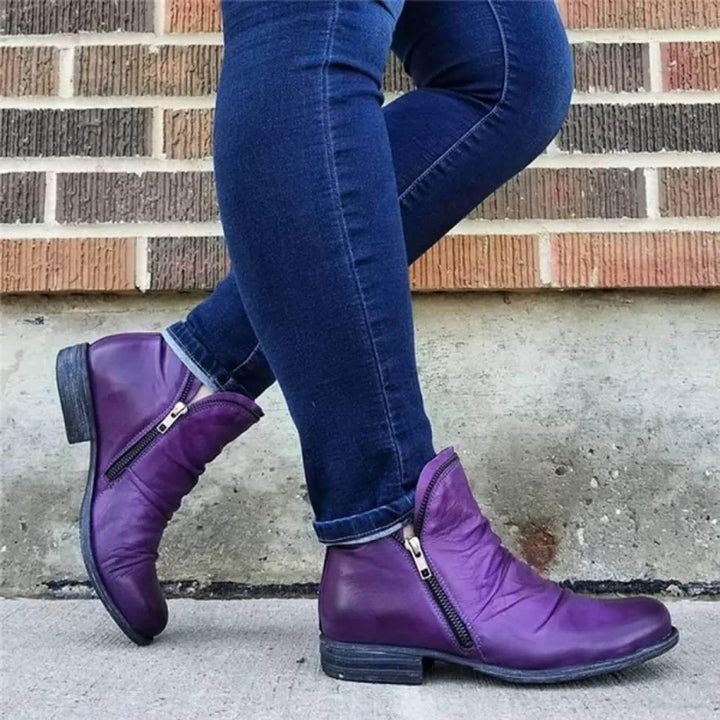 Camille Artisan Zip Bootie