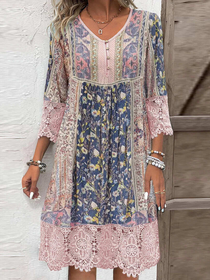 Kirsten Patterned Dress