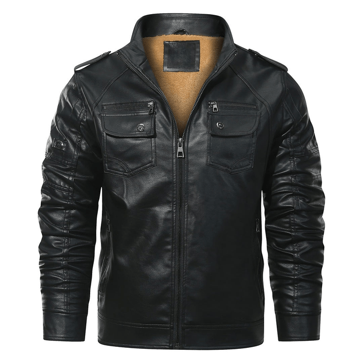 Fleece Biker Jacket