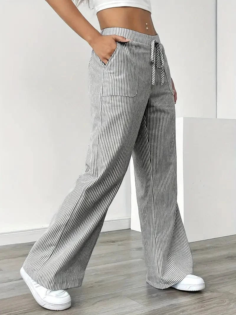 Louise Casual Striped Pants