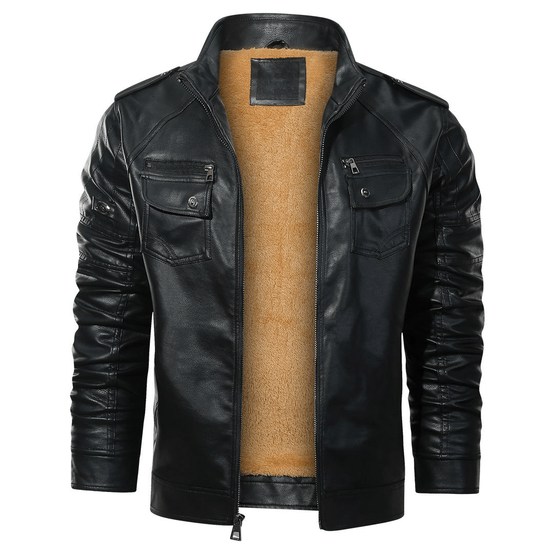 Fleece Biker Jacket