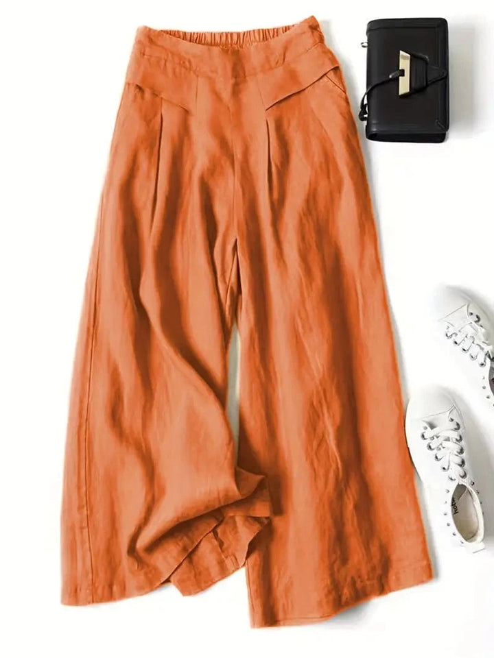 Anina Wide Leg Linen Pants