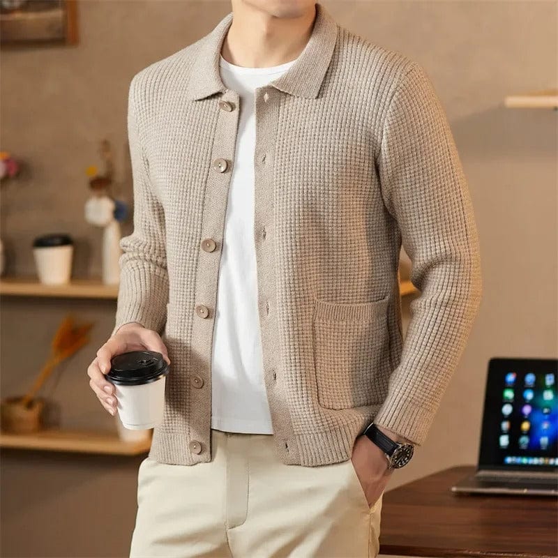 Lennox Textured Knit Cardigan