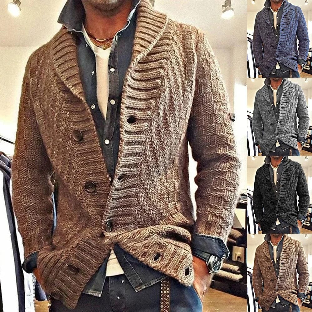 Ronan Textured Knit Cardigan