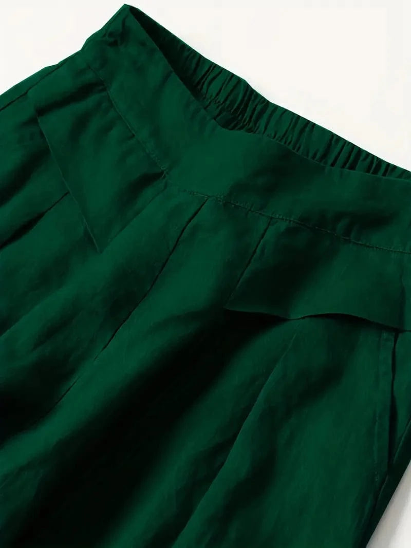 Anina Wide Leg Linen Pants