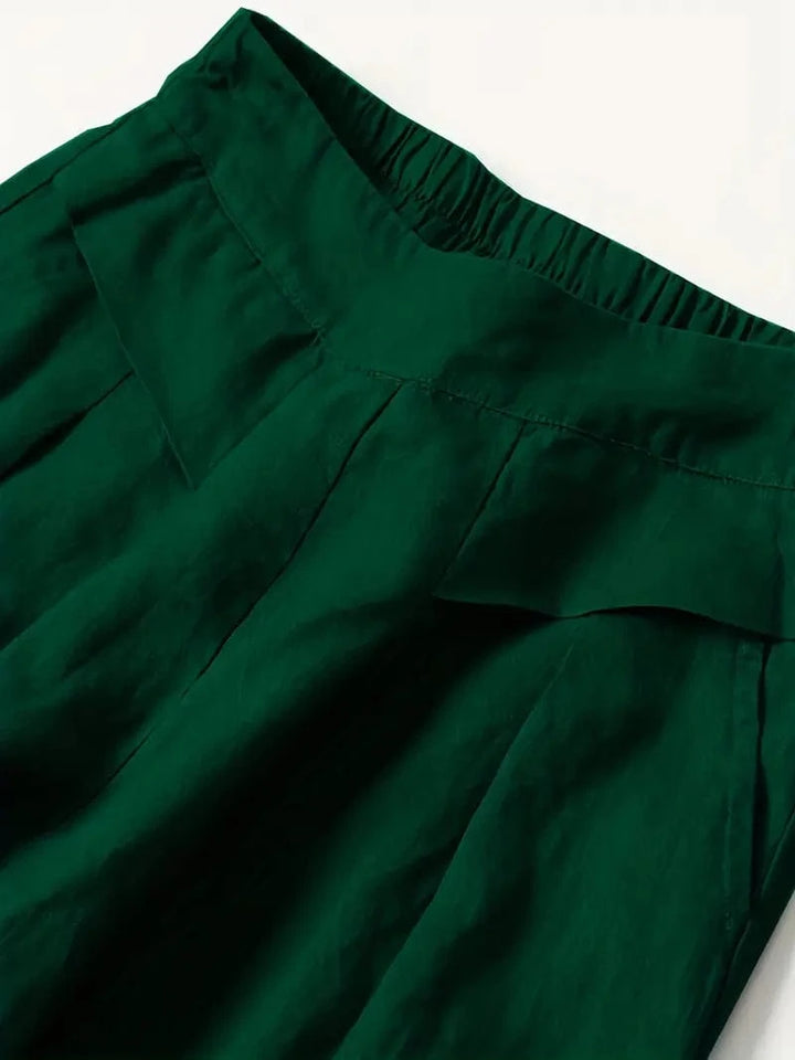 Anina Wide Leg Linen Pants