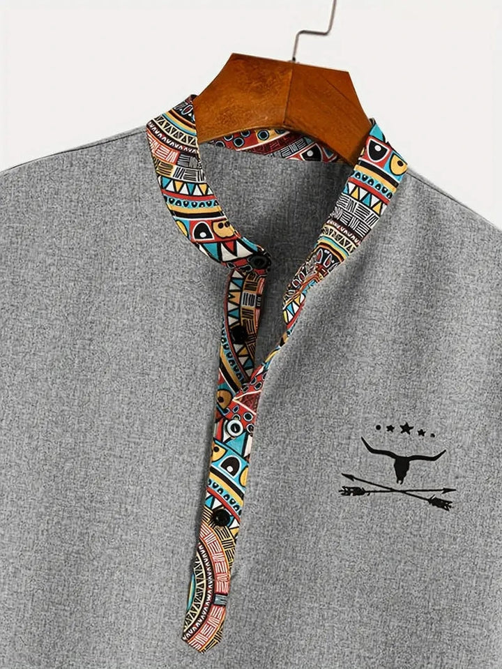 Lenoir Elegant Short-Sleeve Shirt