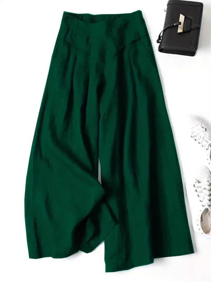 Anina Wide Leg Linen Pants