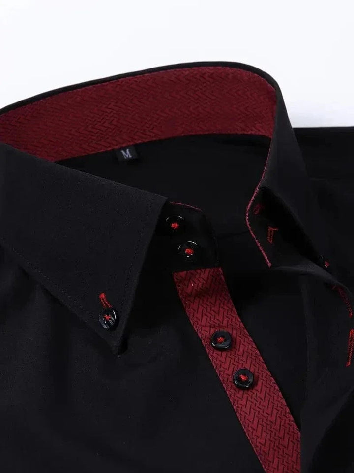 Hank Kent Dual-Tone Cotton Shirt