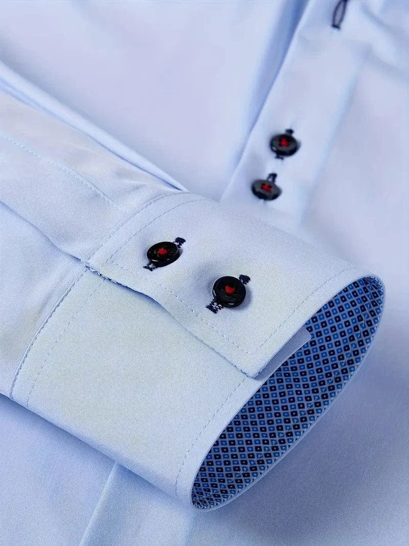 Hank Kent Dual-Tone Cotton Shirt