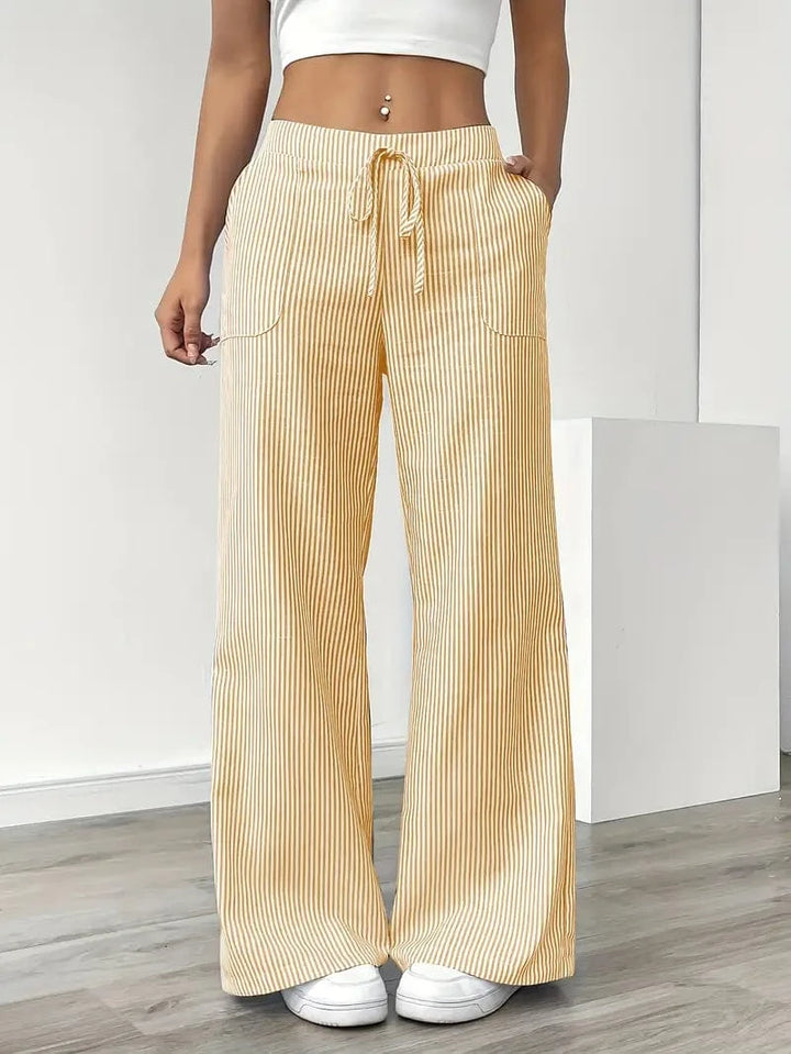 Louise Casual Striped Pants