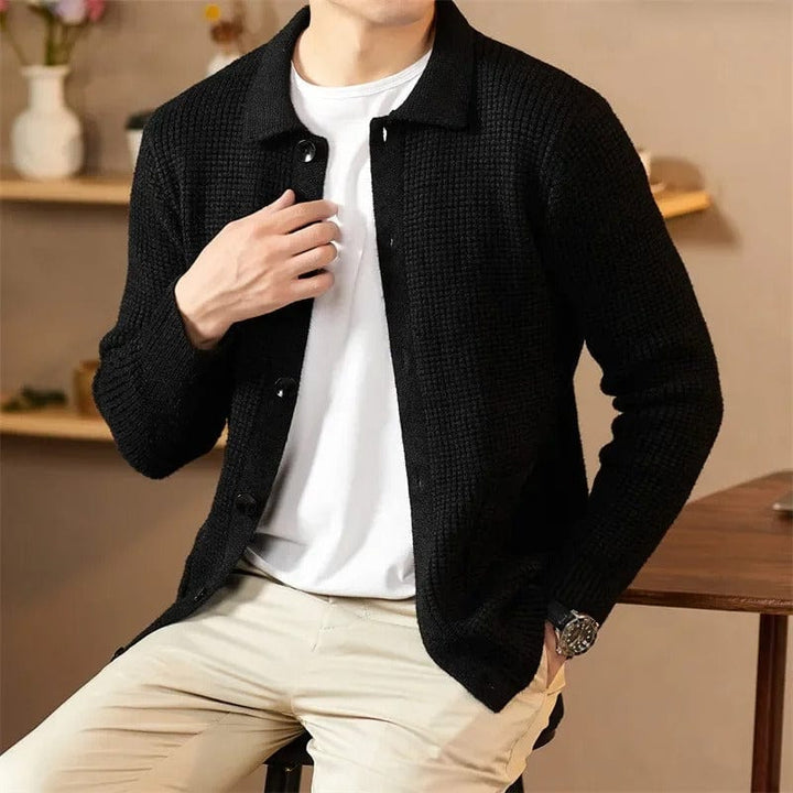 Lennox Textured Knit Cardigan