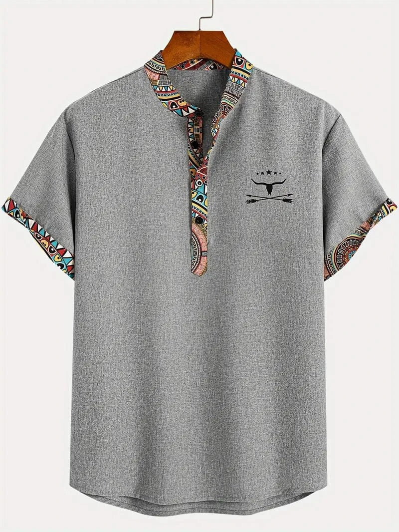 Lenoir Elegant Short-Sleeve Shirt