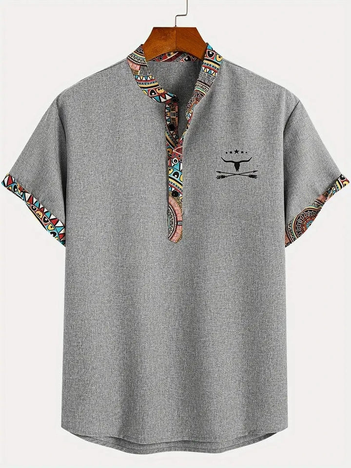Lenoir Elegant Short-Sleeve Shirt