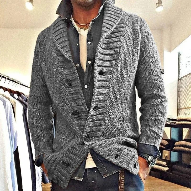Ronan Textured Knit Cardigan
