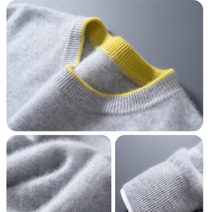 Isla Cashmere Trim Sweater